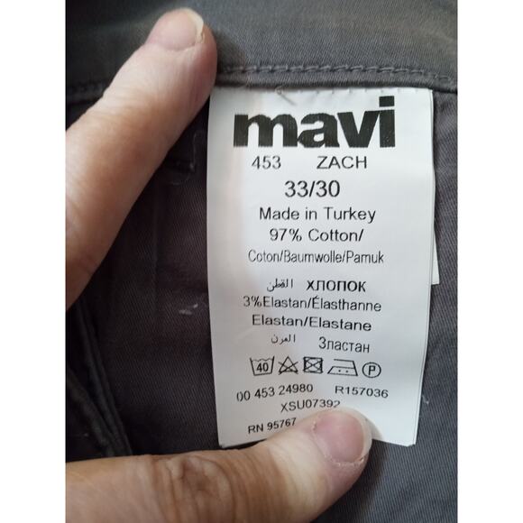 COPY - Mavi Twill Jeans Men's Gray Zack Straight Leg 33 - Picture 11 of 14